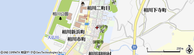 新潟県佐渡市相川三町目周辺の地図