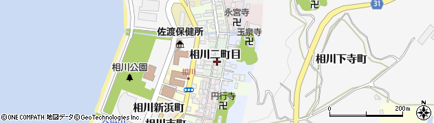 新潟県佐渡市相川二町目周辺の地図