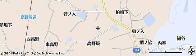 宮城県角田市神次郎（音ノ入）周辺の地図