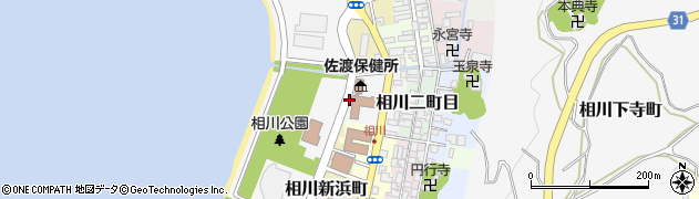 新潟県佐渡市相川二町目新浜町周辺の地図