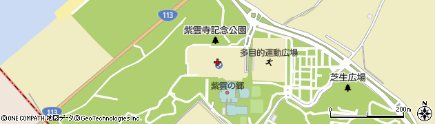 紫雲の郷駐車場周辺の地図