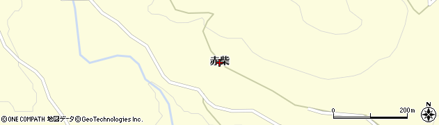 宮城県白石市福岡八宮（赤柴）周辺の地図