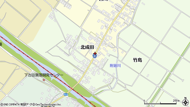〒959-2724 新潟県胎内市北成田の地図