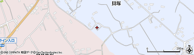 新潟県佐渡市貝塚255周辺の地図