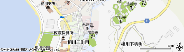 新潟県佐渡市相川一町目裏町周辺の地図
