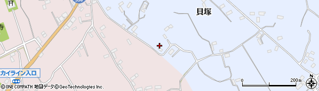 新潟県佐渡市貝塚252周辺の地図