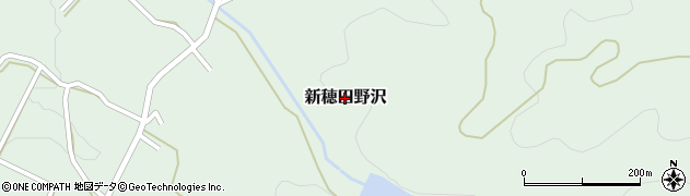 新潟県佐渡市新穂田野沢周辺の地図