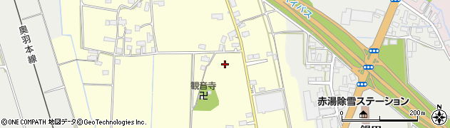 赤湯停車場大橋線周辺の地図