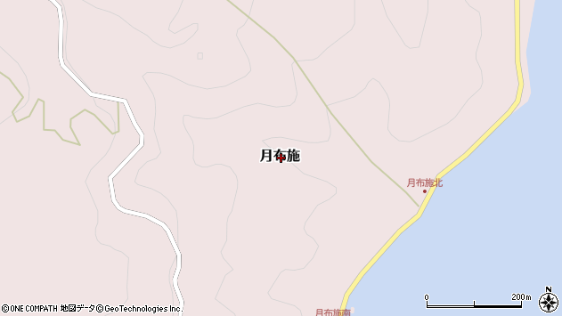 〒952-3543 新潟県佐渡市月布施の地図