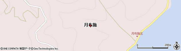 新潟県佐渡市月布施周辺の地図