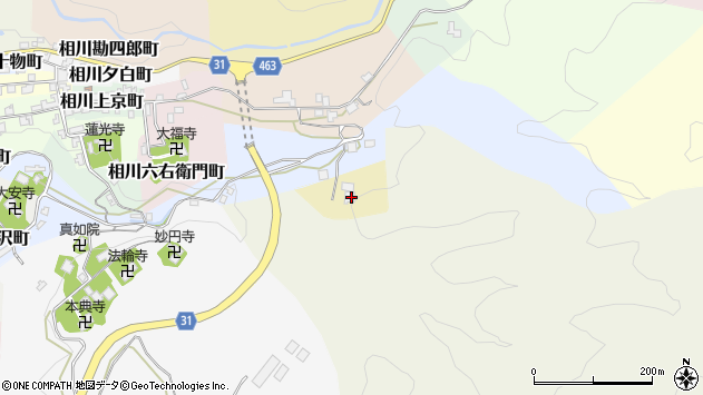 〒952-1526 新潟県佐渡市相川中寺町の地図