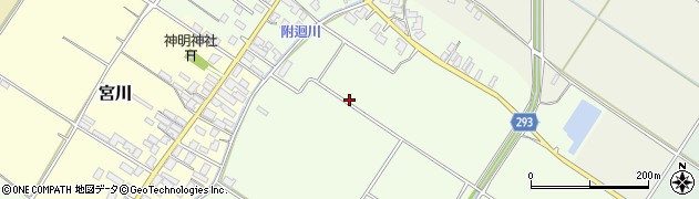 新潟県胎内市竹島周辺の地図
