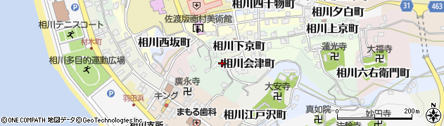 新潟県佐渡市相川八百屋町18周辺の地図