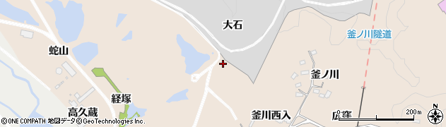 宮城県角田市神次郎大石周辺の地図