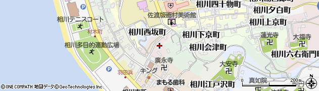 新潟県佐渡市相川長坂町周辺の地図