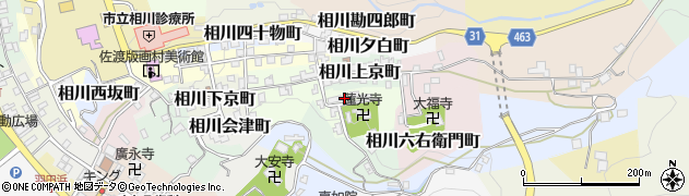 新潟県佐渡市相川左門町周辺の地図
