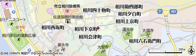 新潟県佐渡市相川中京町18周辺の地図