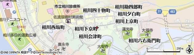 新潟県佐渡市相川中京町17周辺の地図