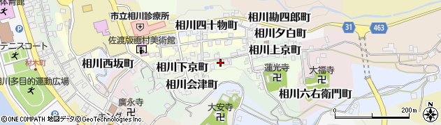 新潟県佐渡市相川中京町22周辺の地図