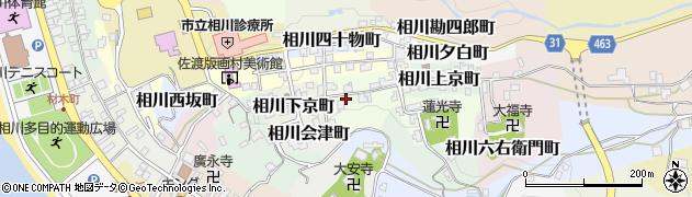 新潟県佐渡市相川中京町21周辺の地図