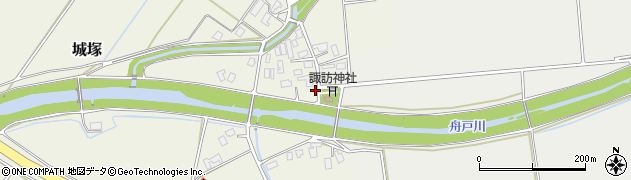 新潟県胎内市城塚303周辺の地図