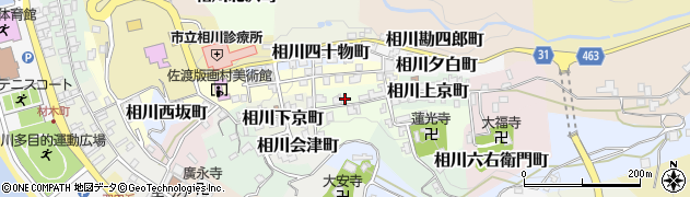 新潟県佐渡市相川中京町周辺の地図