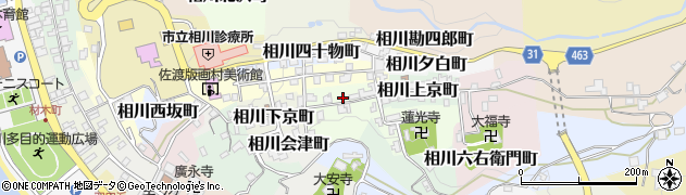 新潟県佐渡市相川中京町8周辺の地図