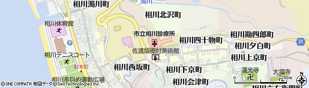 新潟県佐渡市相川広間町周辺の地図