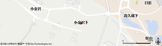 宮城県角田市君萱（小金沢下）周辺の地図