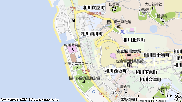〒952-1514 新潟県佐渡市相川小六町の地図