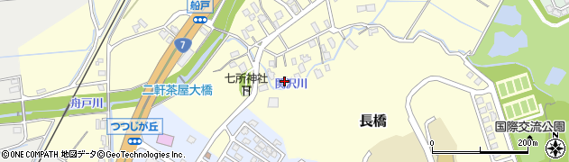 新潟県胎内市長橋204周辺の地図