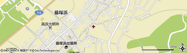 新潟県新発田市藤塚浜周辺の地図