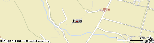 宮城県白石市福岡深谷（上屋敷）周辺の地図