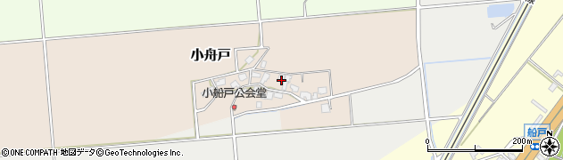 新潟県胎内市小舟戸周辺の地図