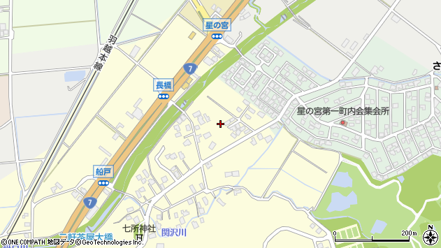 〒959-2637 新潟県胎内市長橋の地図