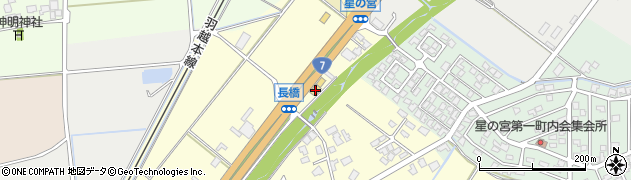 新潟県胎内市長橋38周辺の地図
