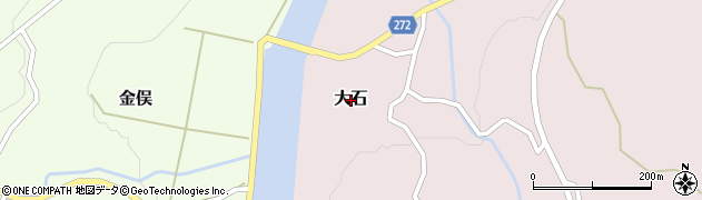 新潟県関川村（岩船郡）大石周辺の地図