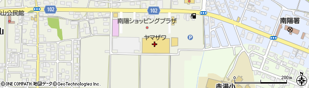 ヤマザワ南陽店周辺の地図