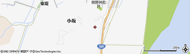 宮城県角田市小坂（熊ノ前）周辺の地図