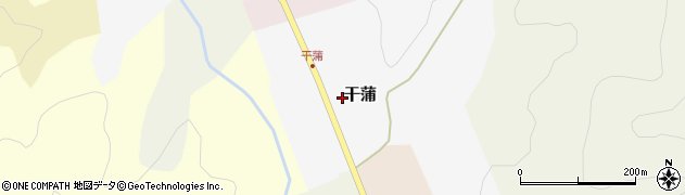 宮城県七ヶ宿町（刈田郡）干蒲周辺の地図