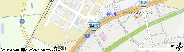 水沢町周辺の地図