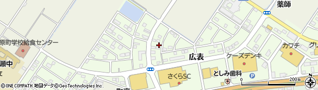 宮城県柴田郡大河原町広表23周辺の地図
