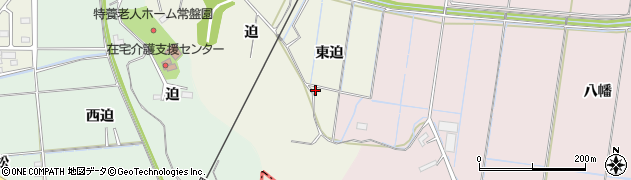 宮城県柴田郡柴田町上名生東迫周辺の地図