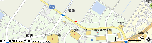 宮城県柴田郡大河原町広表41周辺の地図