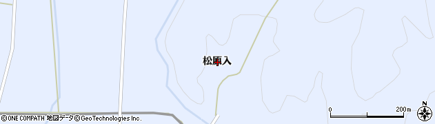 宮城県刈田郡蔵王町宮松原入周辺の地図