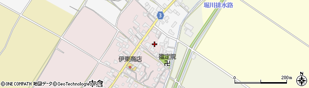新潟県胎内市中倉255周辺の地図