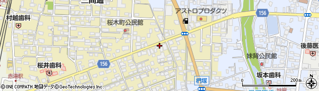 山木理容店周辺の地図