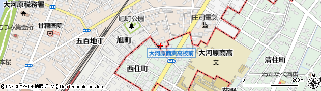 仙南塗料株式会社周辺の地図