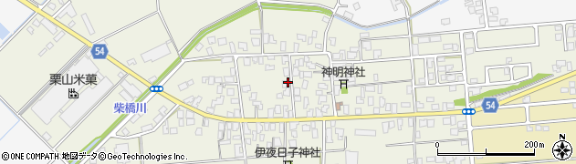 新潟県胎内市柴橋周辺の地図