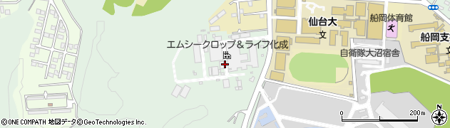 宮城県柴田町（柴田郡）船岡（滝沢）周辺の地図